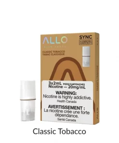 ALLO Sync Classic Tobacco Pods (20mg/mL)