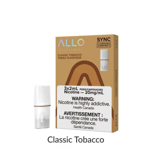 ALLO Sync Classic Tobacco Pods (20mg/mL)