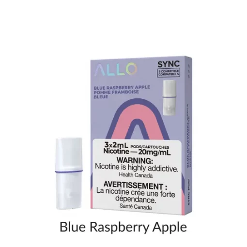 ALLO Sync Blue Raspberry Apple Pods (20mg/mL)