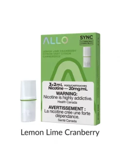ALLO Sync Lemon Lime Cranberry Pods (20mg/mL)