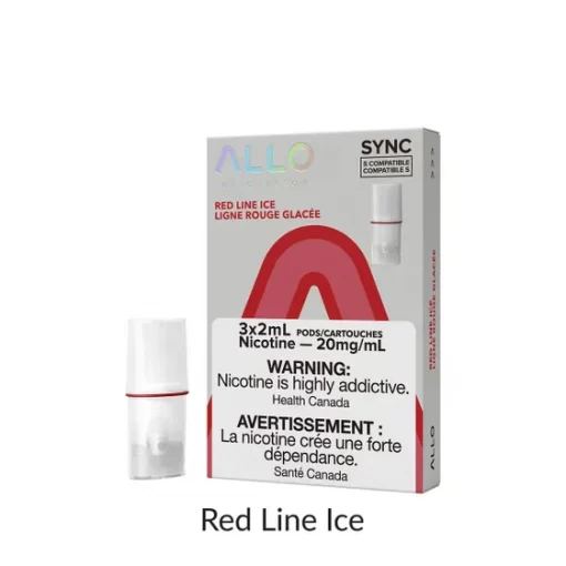 ALLO Sync Red Line Ice Pods (20mg/mL)