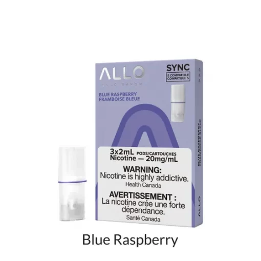 ALLO Sync Blue Raspberry Pods (20mg/mL)