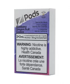 ZPods Blueberry Dragon Fruit Guava (20mg/mL)