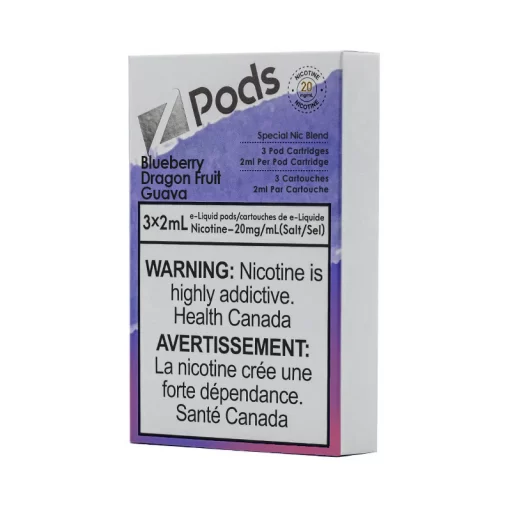 ZPods Blueberry Dragon Fruit Guava (20mg/mL)