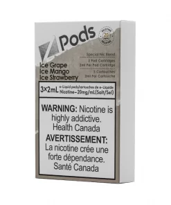 ZPods Ice Grape Ice Mango Ice Strawberry (20mg/mL)