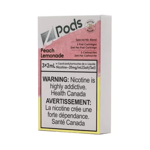 ZPods Peach Lemonade (20mg/mL)