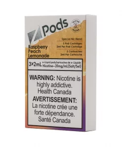 ZPods Raspberry Peach Lemonade (20mg/mL)