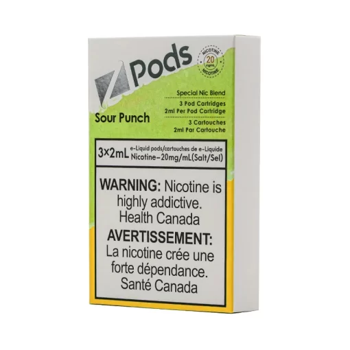 ZPods Sour Punch (20mg/mL)