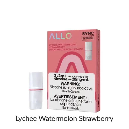 ALLO Sync Lychee Watermelon Strawberry Pods (20mg/mL)