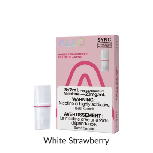 ALLO Sync White Strawberry Pods (20mg/mL)