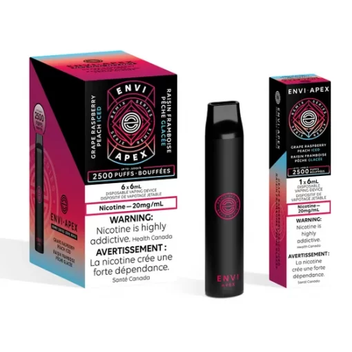 ENVI APEX 2500 Grape Raspberry Peach Iced (20mg/mL)