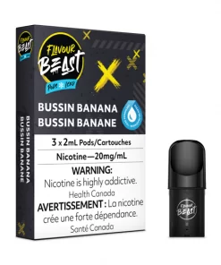 Flavour Beast Bussin Banana Iced Pods (20mg/mL)