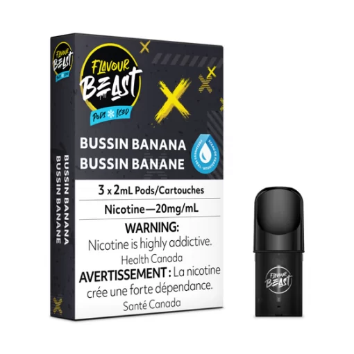 Flavour Beast Bussin Banana Iced Pods (20mg/mL)
