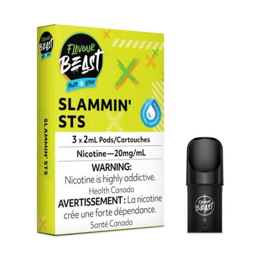 Flavour Beast Slammin' STS (Sour Snap) Iced Pods (20mg/mL)