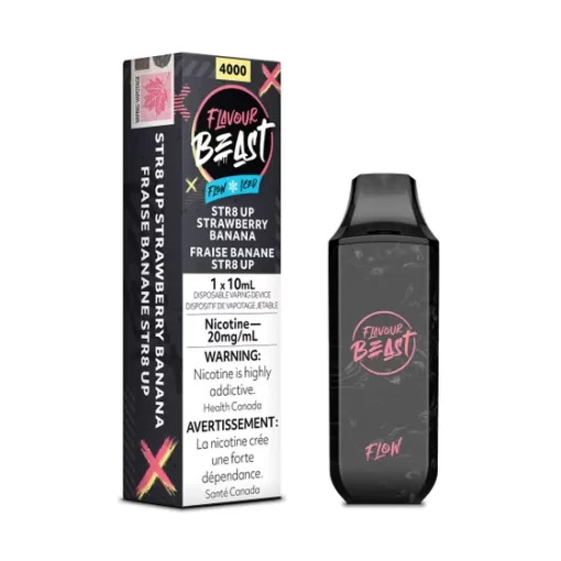 Flavour Beast STR8 Up Strawberry Banana Iced (20mg/mL)