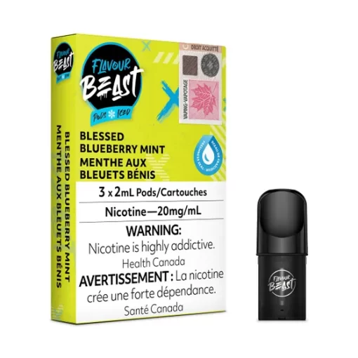 Flavour Beast Blessed Blueberry Mint Iced Pods (20mg/mL)