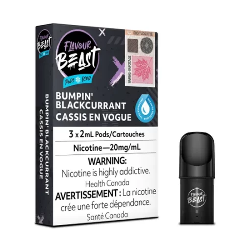 Flavour Beast Bumpin' Blackcurrant Iced Pods (20mg/mL)