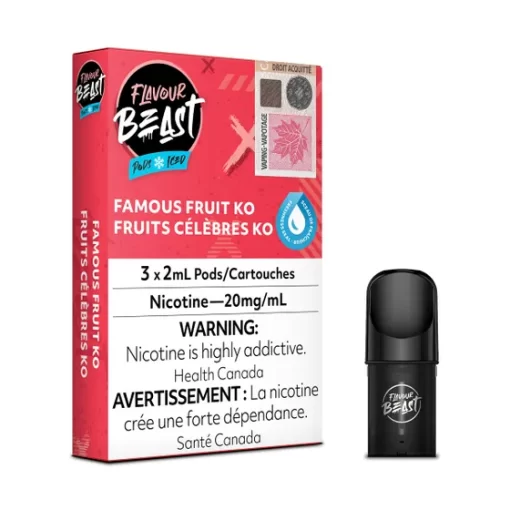 Flavour Beast Famous Fruit KO Iced Pods (20mg/mL)