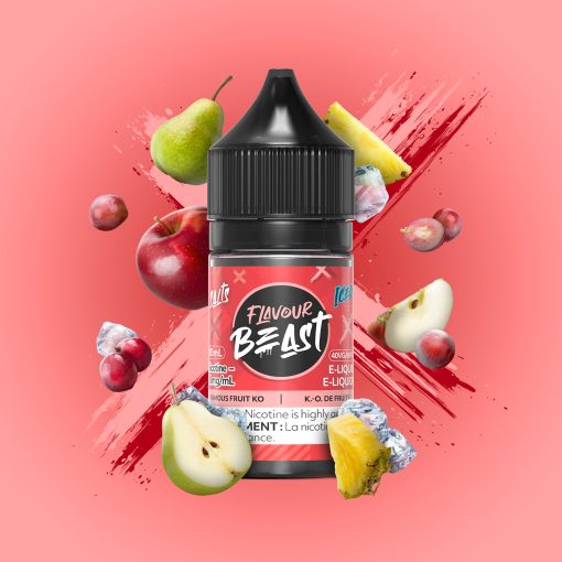 Flavour Beast E-Liquid - Famous Fruit KO Iced 30mL (20mg/mL)