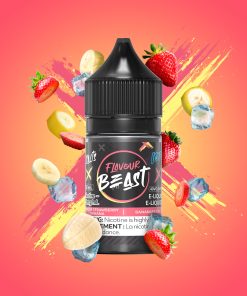 Flavour Beast E-Liquid - STR8 UP Strawberry Banana Iced 30mL (20mg/mL)