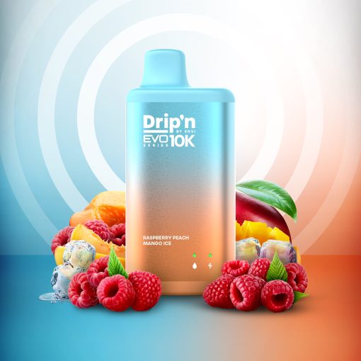 Drip'n EVO 10K - Raspberry Peach Mango Ice (20mg/mL) - Image 2