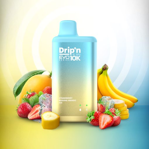 Drip'n EVO 10K - Strawberry Banana Mango Ice (20mg/mL) - Image 2