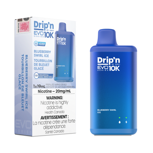 Drip'n EVO 10K - Blueberry Swirl Ice (20mg/mL)