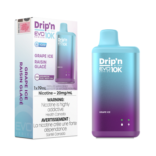 Drip'n EVO 10K - Grape Ice (20mg/mL)