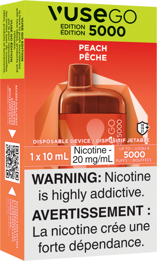 VUSE GO Edition 5000 - Peach (20mg/mL)