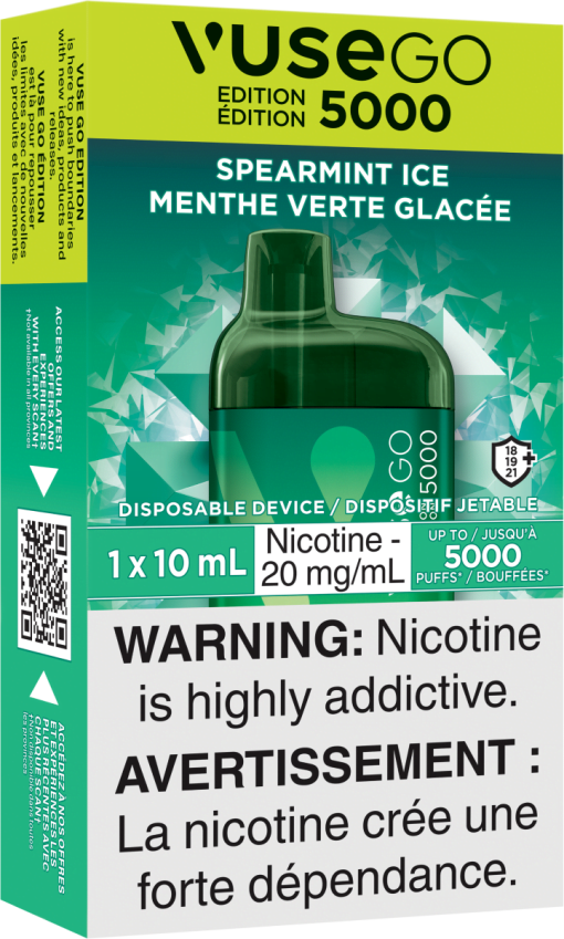VUSE GO Edition 5000 - Spearmint Ice (20mg/mL)