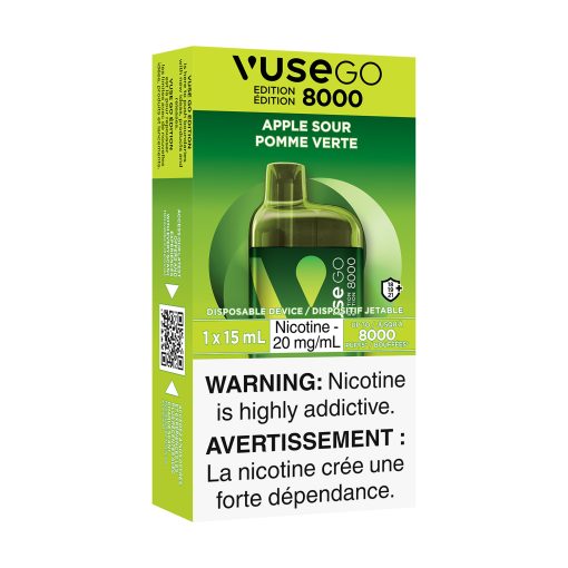 VUSE GO Edition 8000 - Apple Sour (20mg/mL) - Image 2