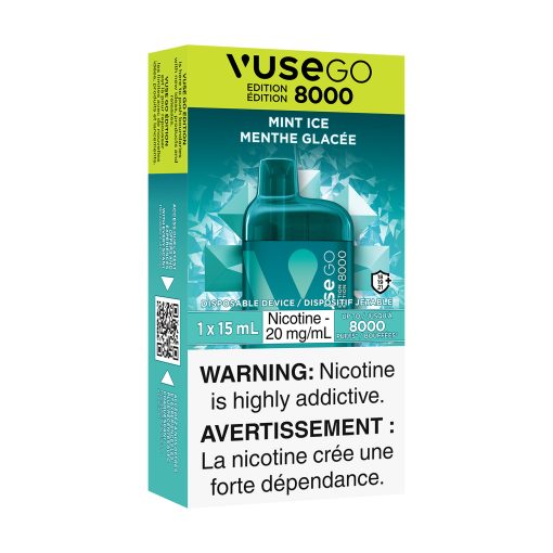 VUSE GO Edition 8000 - Mint Ice (20mg/mL) - Image 2