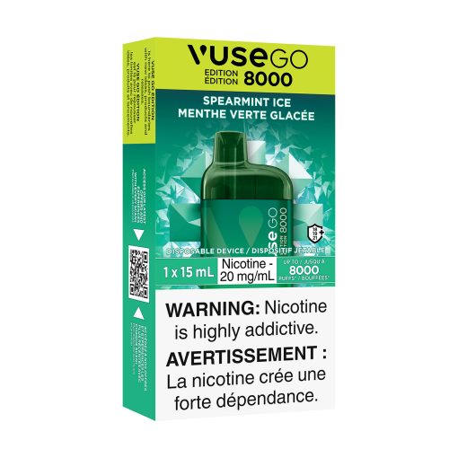 VUSE GO Edition 8000 - Spearmint Ice (20mg/mL) - Image 2