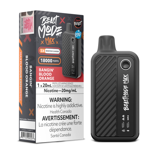 Beast Mode Max 18K Puffs- Bangin' Blood Orange (20mg/mL)
