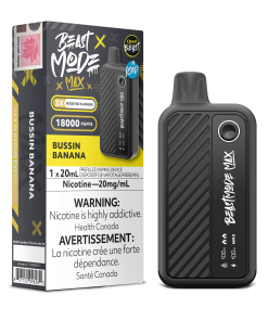 Beast Mode Max 18K Puffs- Bussin Banana Iced (20mg/mL)
