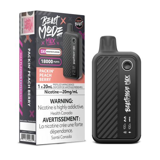 Beast Mode Max 18K Puffs- Packin' Peach Berry (20mg/mL)