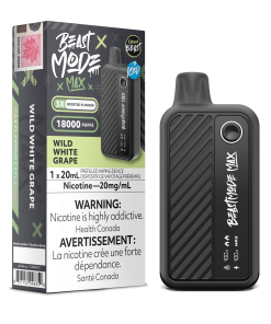 Beast Mode Max 18K Puffs- Wild White Grape Iced (20mg/mL)