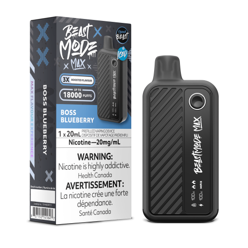 Beast Mode Max 18K Puffs- Boss Blueberry (20mg/mL)
