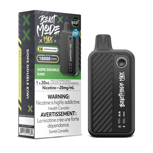 Beast Mode Max 18K Puffs- Dope Double Kiwi. (20mg/mL)