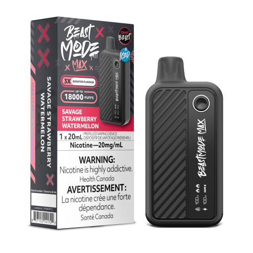 Beast Mode Max 18K Puffs- Savage Strawberry Watermelon (20mg/mL)