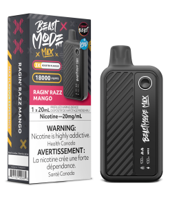 Beast Mode Max 18K Puffs- Ragin' Razz Mango (20mg/mL)