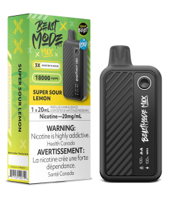 Beast Mode Max 18K Puffs- Super Sour Lemon (20mg/mL)
