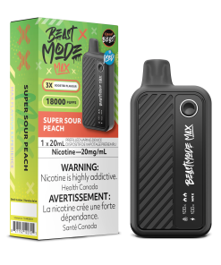 Beast Mode Max 18K Puffs- Super Sour Peach (20mg/mL)
