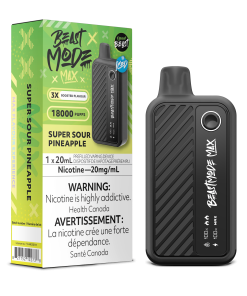 Beast Mode Max 18K Puffs- Super Sour Pineapple (20mg/mL)