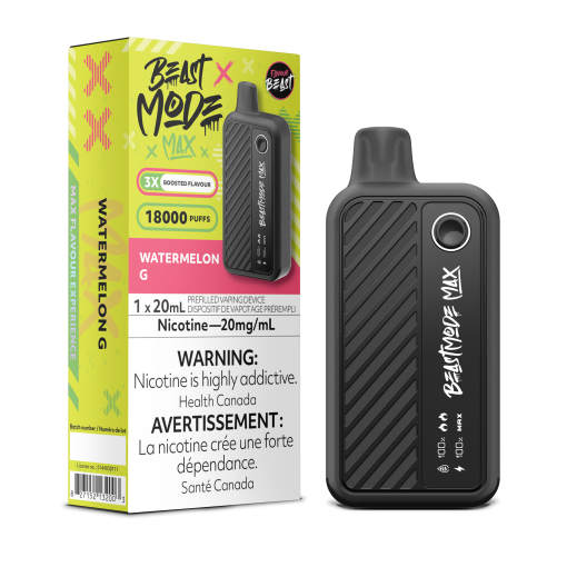Beast Mode Max 18K Puffs- Watermelon G (20mg/mL)