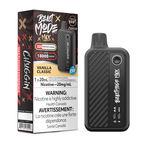Beast Mode Max 18K Puffs- Vanilla Classic (20mg/mL)
