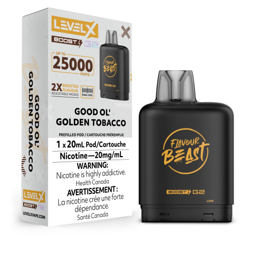 Level X FB G2 Boost - Good Ol' Golden Tobacco