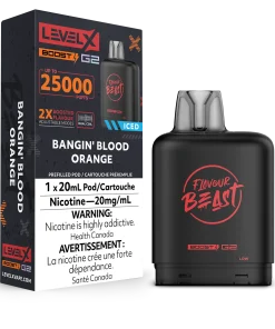 Level X FB G2 Boost - Bangin' Blood Orange Iced