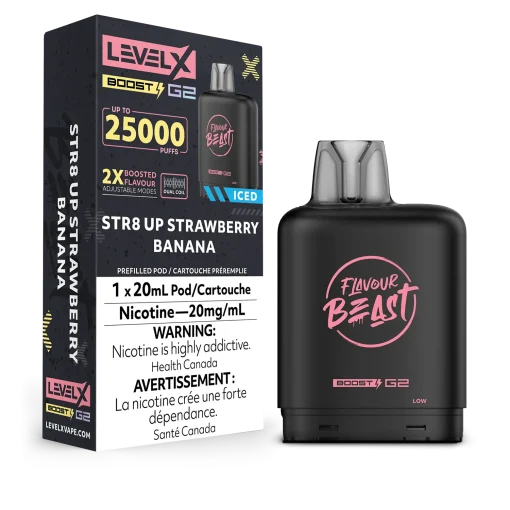 Level X FB G2 Boost - STR8 Up Strawberry Banana