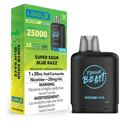 Level X FB G2 Boost - Super Sour Blue Razz